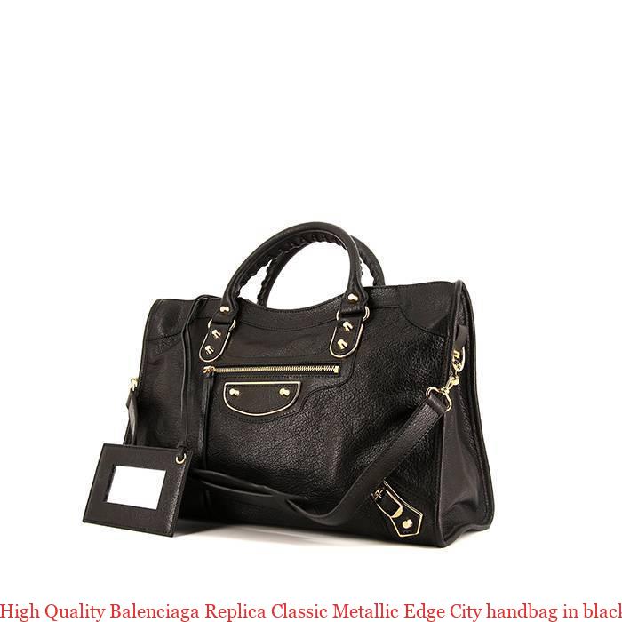 High Quality Balenciaga Replica Classic Metallic Edge City handbag in ...